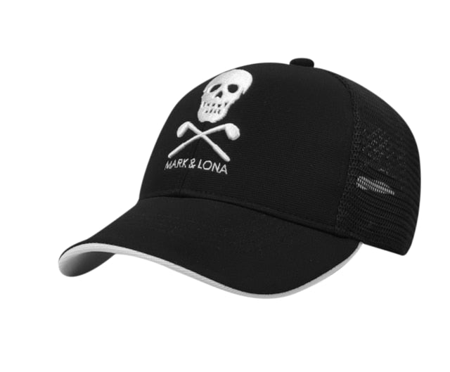 Skull Print Golf Cap