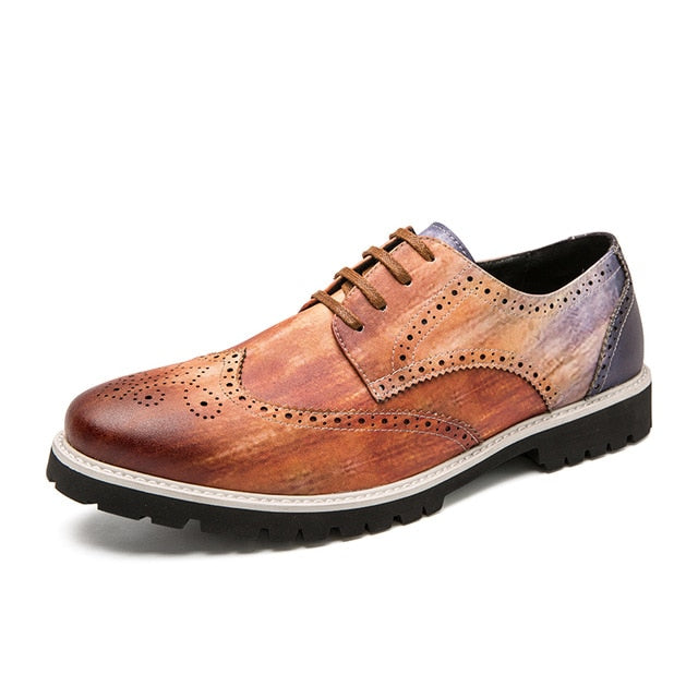 Men's Leather Golf Shoes