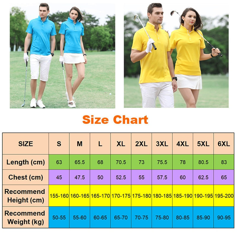 Unisex Polyester Golf Shirt